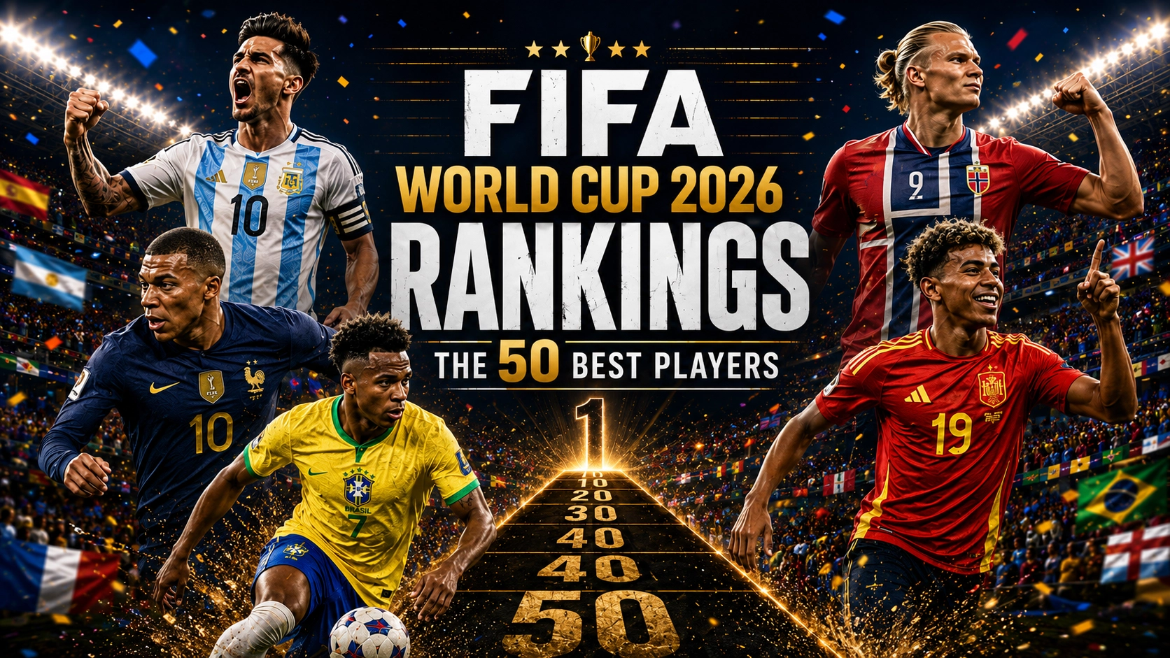 FIFA World Cup 2026 Rankings: The 50 Best Players