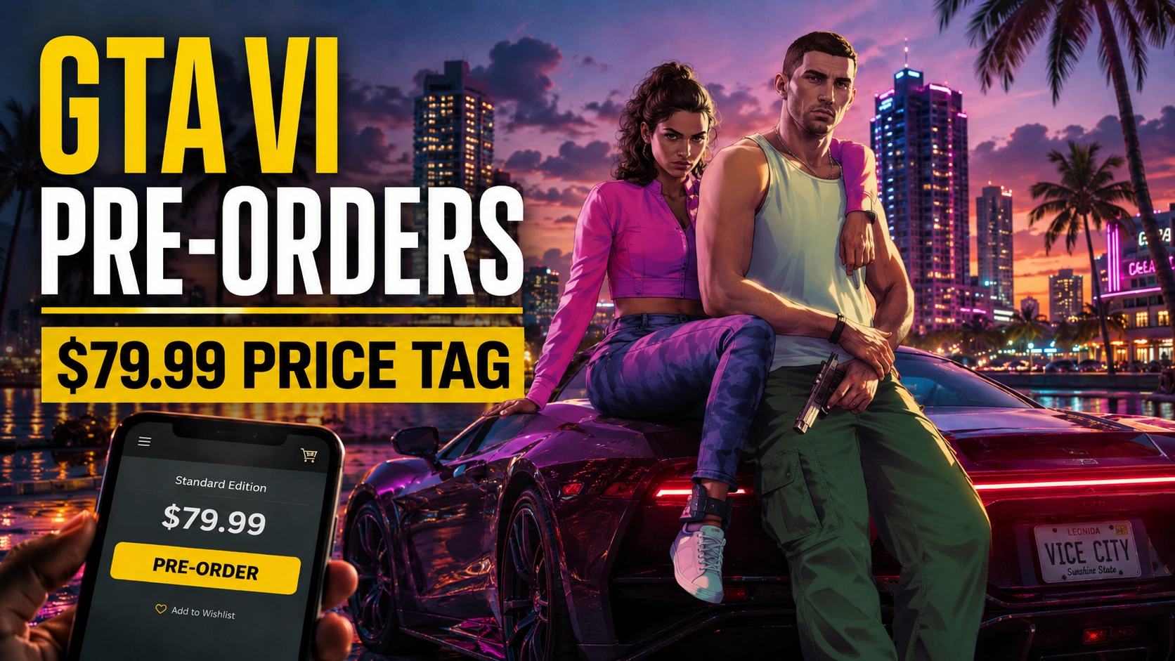 GTA VI Gets $79.99 Price Tag as Rockstar Opens Pre-Orders
