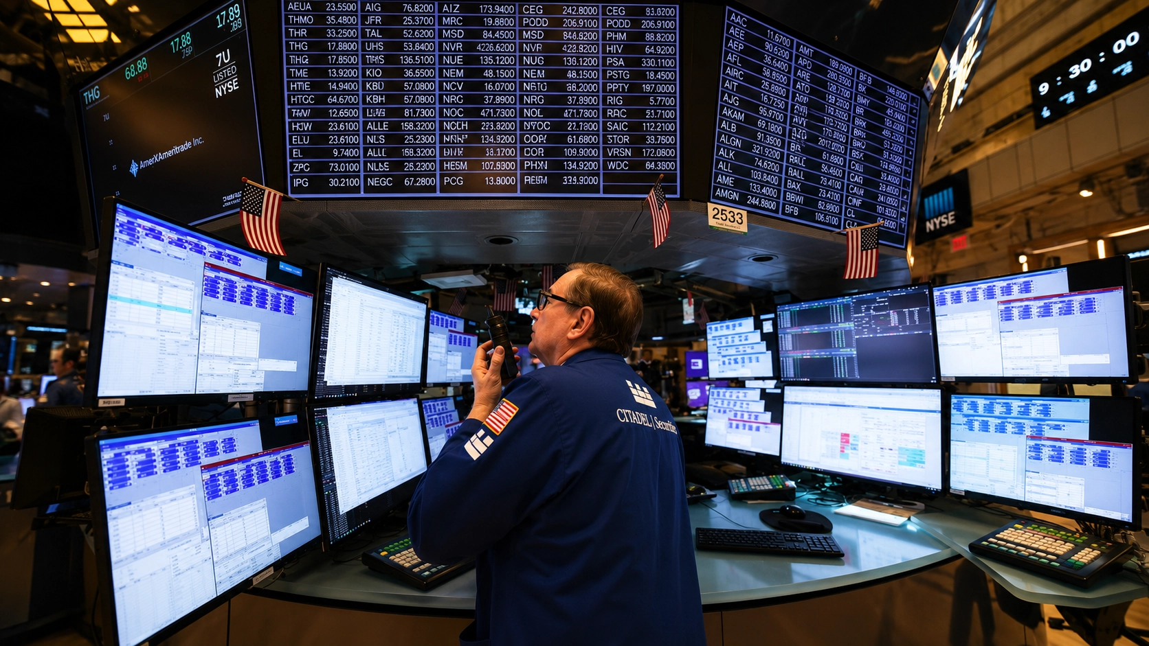Wall Street Surges as Chip Stock Rally Lifts Nasdaq and S&P 500